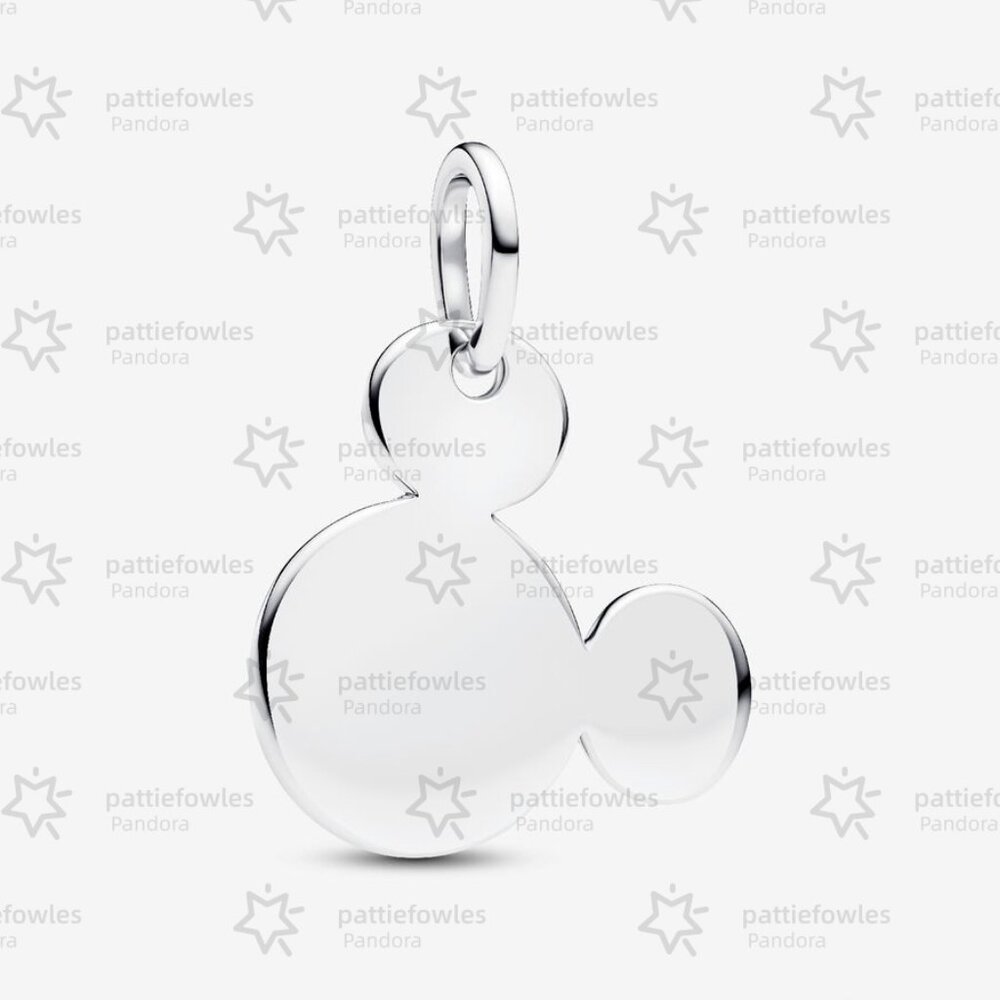 Pandora Disney Mickey Mouse Engravable Dangle Charm|Pendant